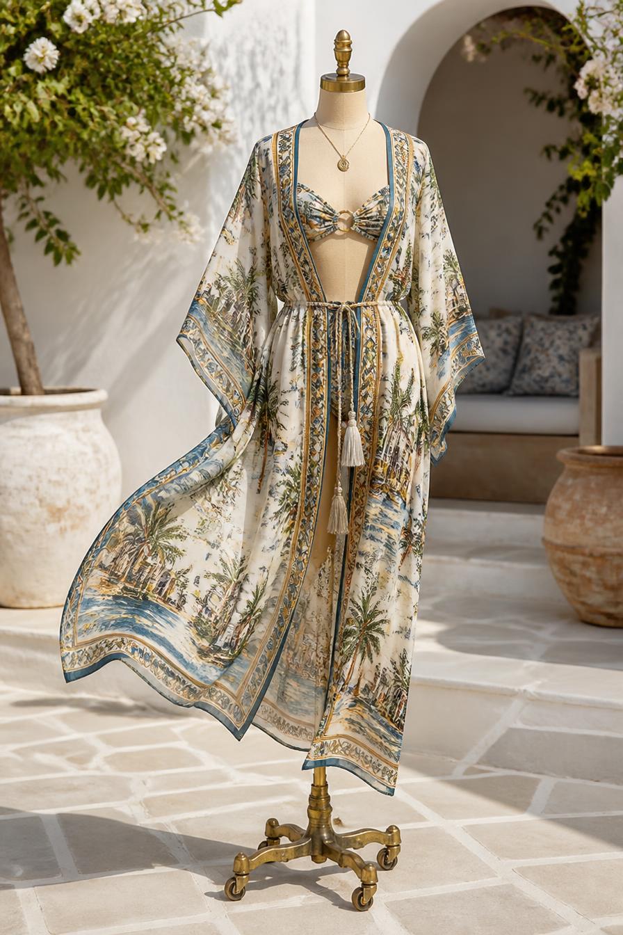 Island Kaftan & Swim Duo