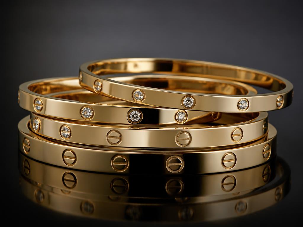 Love Bracelet Stack